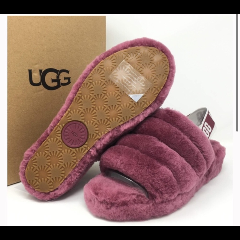 Uggs fluffy slides - Picture 1 of 3